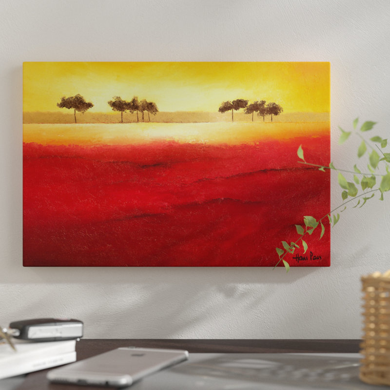« tree timberline iii », reproduction sur toile, H 26 po x l 40 po x P 1,5 po, Toile tendue, Pas de tapis