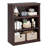 Freestanding Tall Farmhouse Bookcase – Rustic Wooden Bookshelf with Open Storage & Display Shelves-759688481-759688483