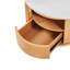 Table basse ronde avec 1 tiroir