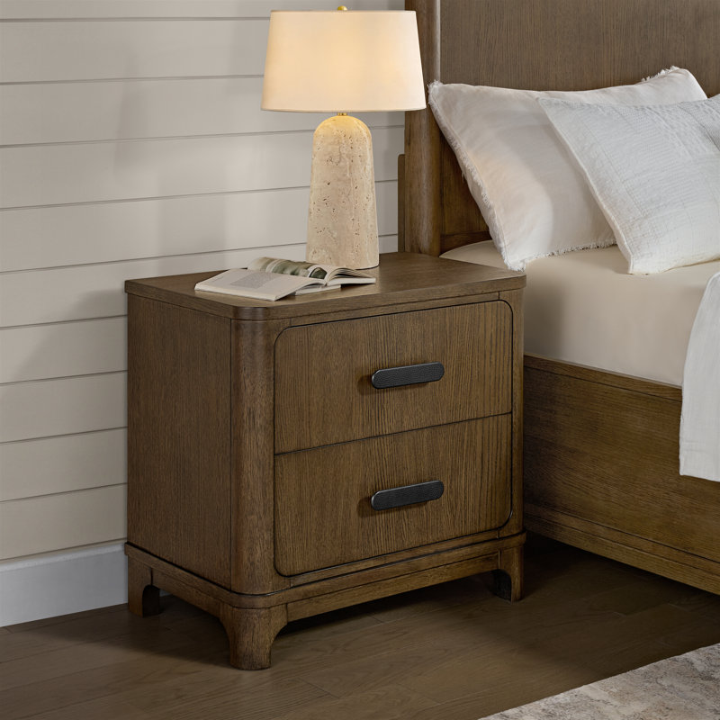 Ensemble de chambre avec très grand lit chocolat et rangement en bois chocolat, 3 Pcs: Bed, 2 Nightstands, Très grand lit