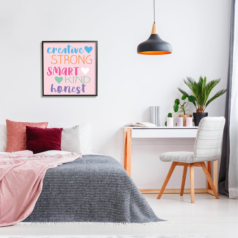 Creative Creative Smart Confidence On Wood par Lula Bijoux & Co., impression, Giclée encadrée noir minuit, H 24 po x l 24 po