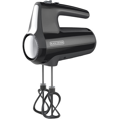 Mélangeur à main électrique à 5 vitesses Black + Decker - Noir
