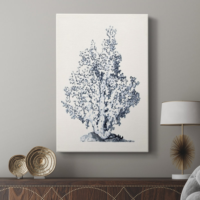 Bleu corail antique I - galerie Cavas sur mesure