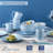 Byrin 16 Piece Porcelain China Dinnerware Set - Service for 4