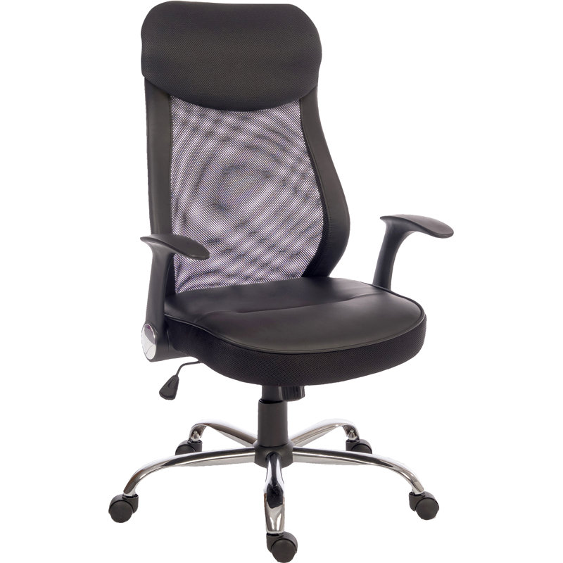 Brayden Studio Mesh Office Chair with Headrest
