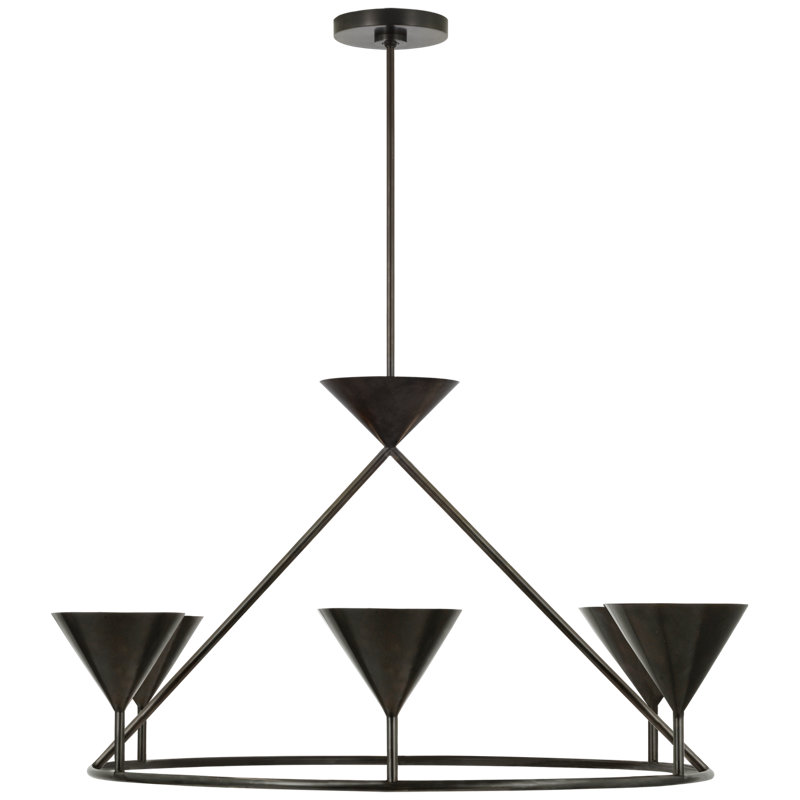 Orsay 6 - Light LED Chandelier, Bronze