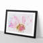 Pink Daisy Flower - Framed Print-56892527-56892528
