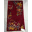 Vibrant Red Open Field Antique Small Scatter Size Chinese Art Deco Rug