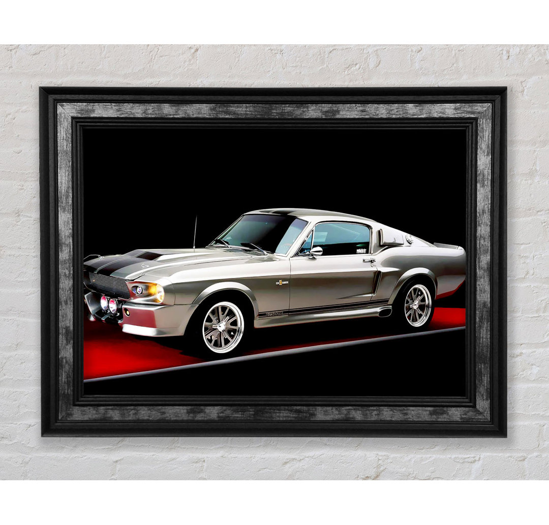 Mustang Shelby Seitenprofil - Drucken