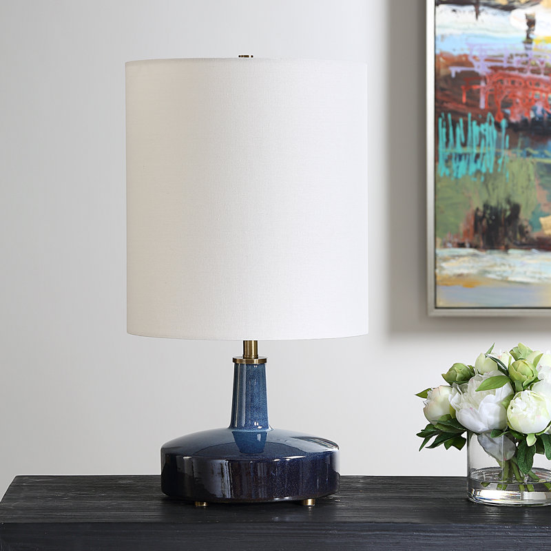 Mercer41 Fredirick Blue Table Lamp