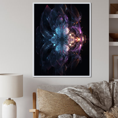 Cristal cosmique abstrait dans l'espace lointain - impression