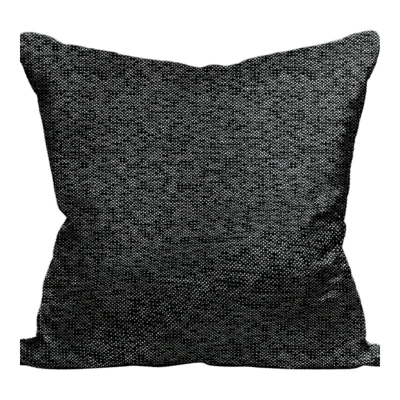 Dorset Coast Wool Square Pillow Cover & Insert, Salt/Pepper