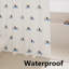Rideau de douche en polyester avec crochets-1641705297