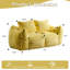 Fauteuil à billes jaune géant, salon moelleux ultra doux pour la chambre à coucher et le coin lecture, sans mousse à mémoire de forme haute densité, jaune, moelleux, salon, espaces intérieurs, chambre, assemblage,