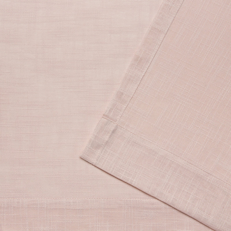 Paire de rideaux semi-transparents Leon, l 54 po x L 84 po, Rose