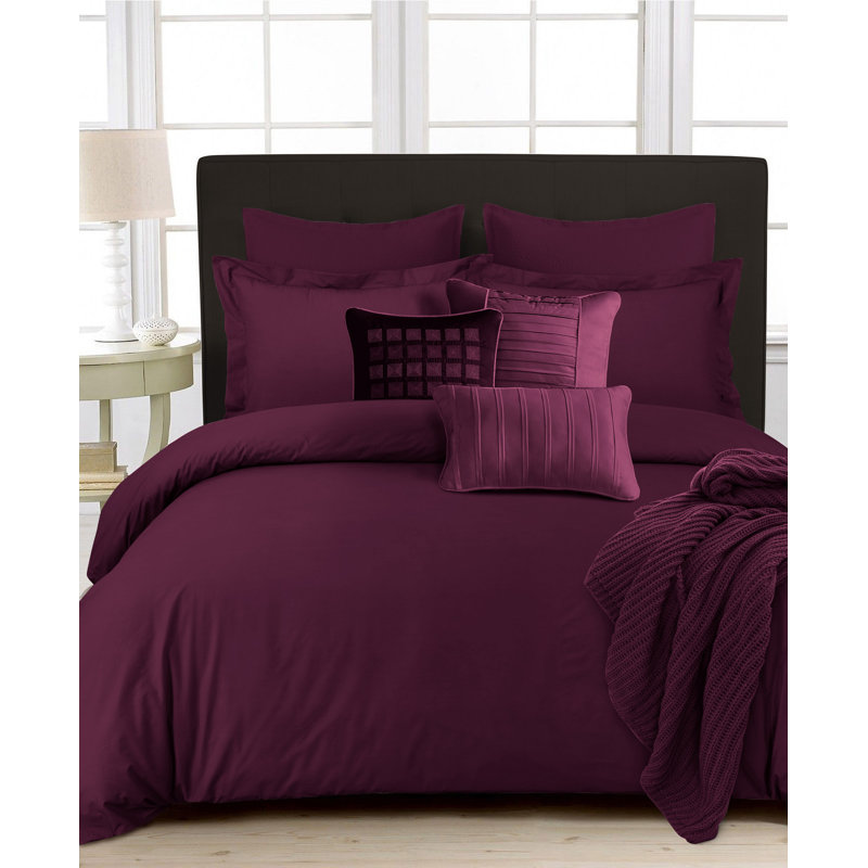 Modern & Contemporary Cotton Bedding, Queen, White