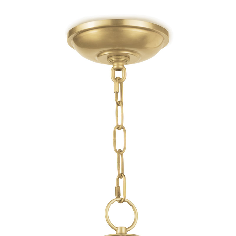 Globe Pendant, Natural Brass