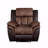 Toffee And Espresso Polished Tufted With Recliner Function