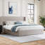 Structure de lit plateforme tapissier avec rangement relevable-187016809-187016811