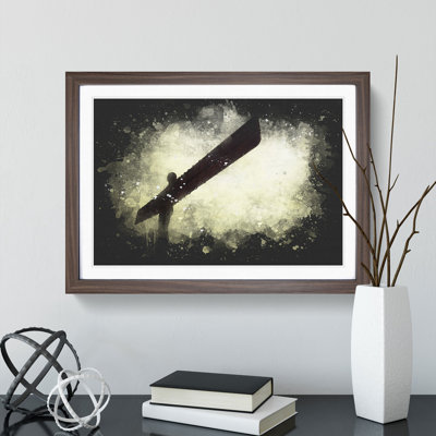 Angel of the North in Newcastle Vol.4 Paint Splash - Picture Frame Graphic Art