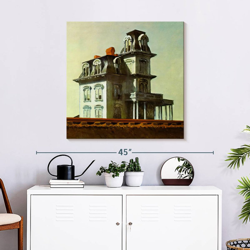 Lilie House By The Railroad, H 30 po x l 30 po