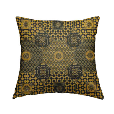 Lilian Patchwork Rectangular Throw Cushion