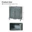 Armoire d'appoint 2 portes en bois massif avec gestion des câbles Stratford-280617396