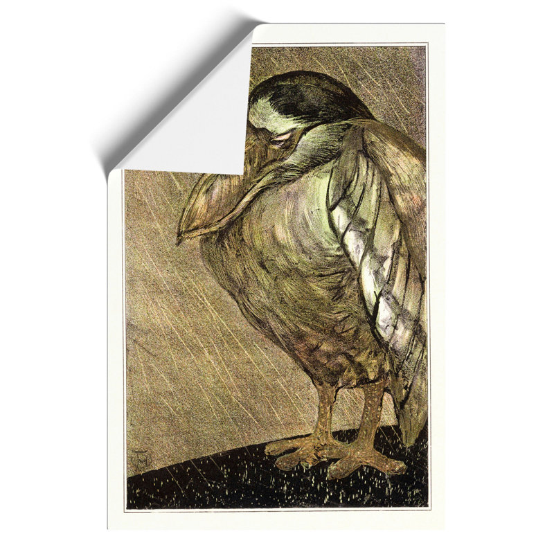 Boat Billed Heron by Theo van Hoytema - Frameless Print, 30cm H x 21cm W x 0.1cm D