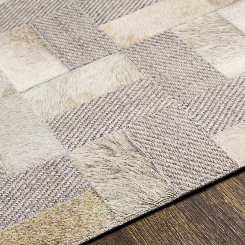 Tapis géométrique tissé à la main Archie-Jack, Rectangle 8 pi x 10 pi