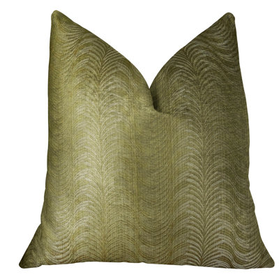 Feathered Strokes Handmade Luxury Pillow Cover & Insert