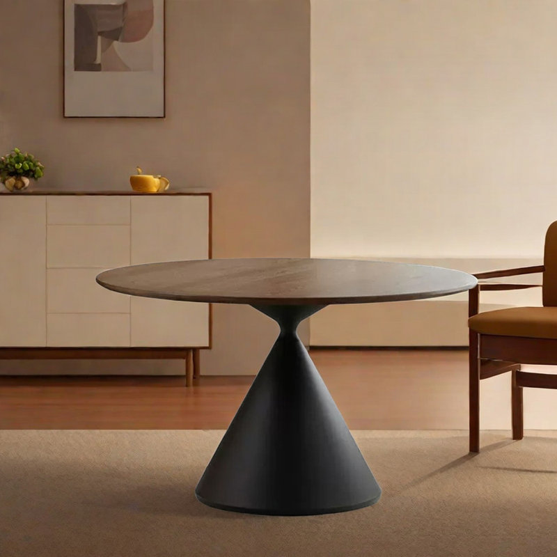 Knarik Round Dining Table, 51.18" W x 51.18" L