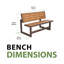 Lifetime Outdoor Furnitures Convertible Bench