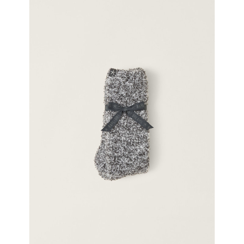  Chaussettes pour femmes Cozychic Heathered, bleu ardoise / blanc, petit-moyen