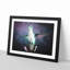 Hummingbird Bird in Flight - Picture Frame Painting Print-56712162-56712157