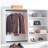 Devi White Wall Mounted Wood Closet System