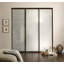 3 portes de placard coulissantes en verre givré, paravent-55388061-55388062