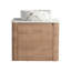 Meuble-lavabo mural 24 po avec lavabo d'art en céramique et porte à fermeture en douceur, emballage KD, contreplaqué-2131124777