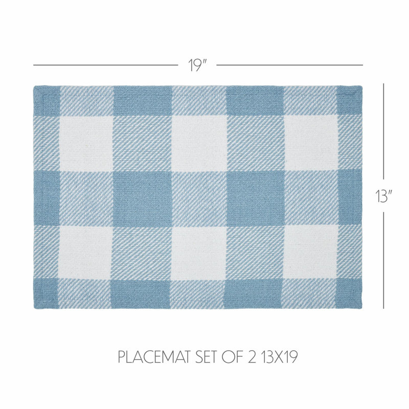 Napperon Annie, Bleu / blanc