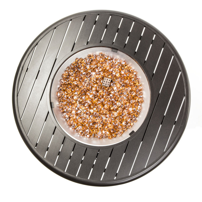Bay Ridge Aluminum Propane Fire Pit Table