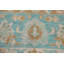 Tapis turc Oushak à motif végétal noué à la main 9 x 12