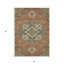 Tapis oriental lavable d'intérieur brun 3 pi x 5 pi