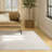 Ebern Designs Reimann Ivory Modern Indoor Rug-664537336