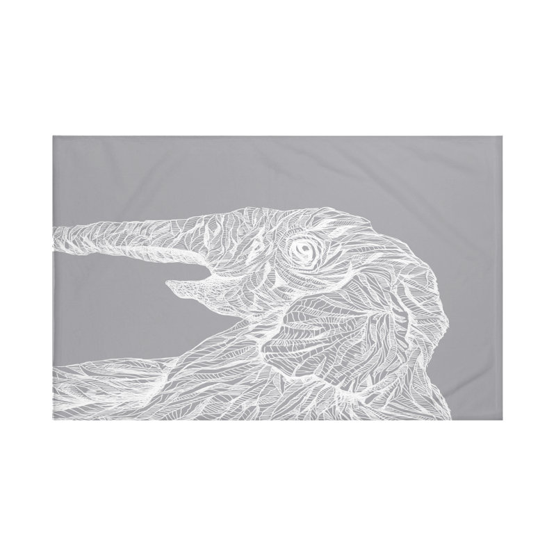 Throw Blanket, 60" L x 50" W, Classic Gray (Gray/Light Gray)