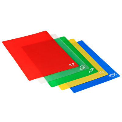 Ahzaria 5-Piece Plastic Chopping Board Set