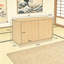 Buffet 63 po à double porte avec tablettes réglables Wavy Storage-7481760