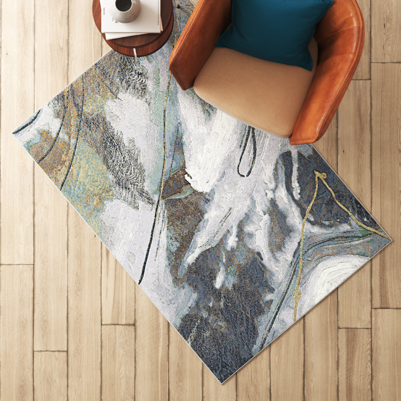 Clymer Abstract Area Rug, Rectangle 160 x 230cm