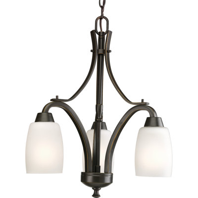Lustre classique/traditionnel ombré 3 lumières Charleston