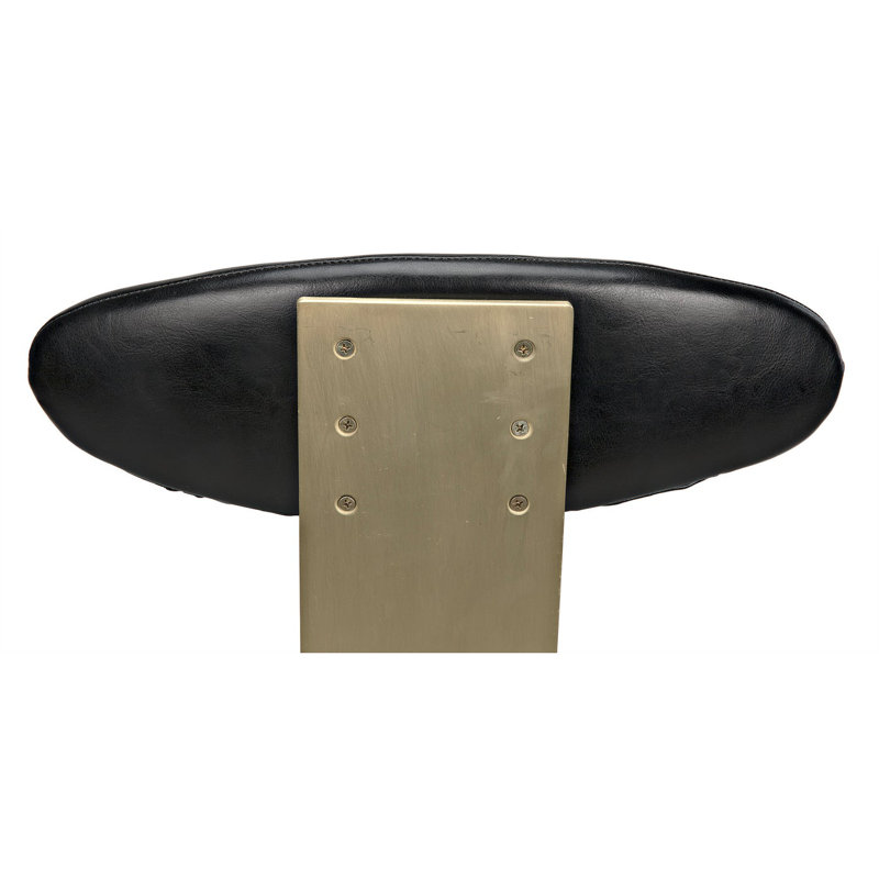 Sedes Swivel Upholstered Stool with Metal Frame, Bar Stool (43” Seat Height)