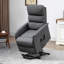 Fauteuil inclinable Power Lift avec massage par vibration, télécommande et poches latérales pour le confort des personnes âgées