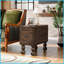 Table basse vintage en bois massif pour petits espaces, facile à assembler Surface facile à nettoyer-1984246175